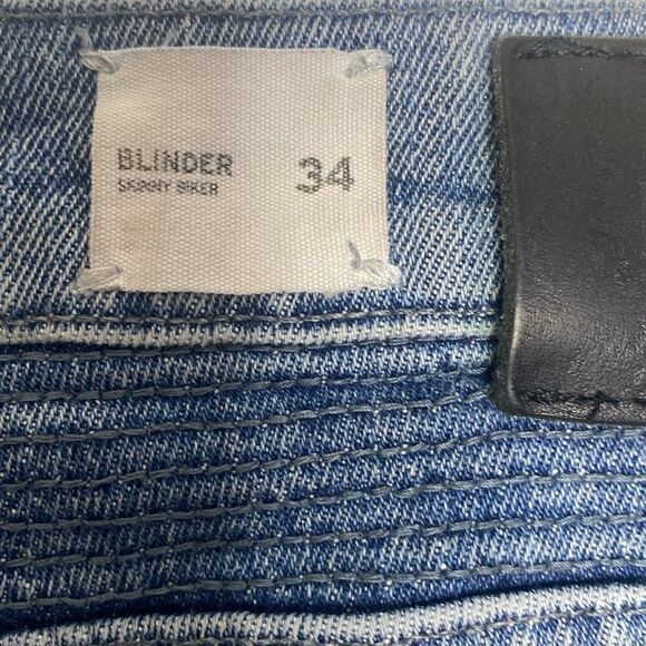 HUDSON Blinder Skinny Biker Men’s Jeans Size 34 - Picture 5 of 10